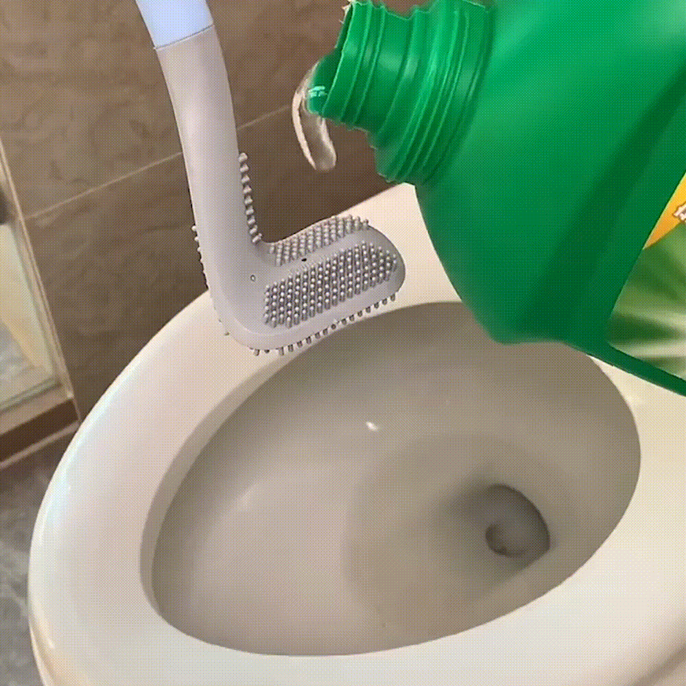 🔥🔥Spazzola per WC con manico lungo - Dì addio alle macchie.