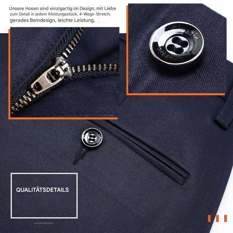 50% di sconto - MasonPro - Pantaloni Classici Uomo ad Alta Elasticità - Offerta Limitata