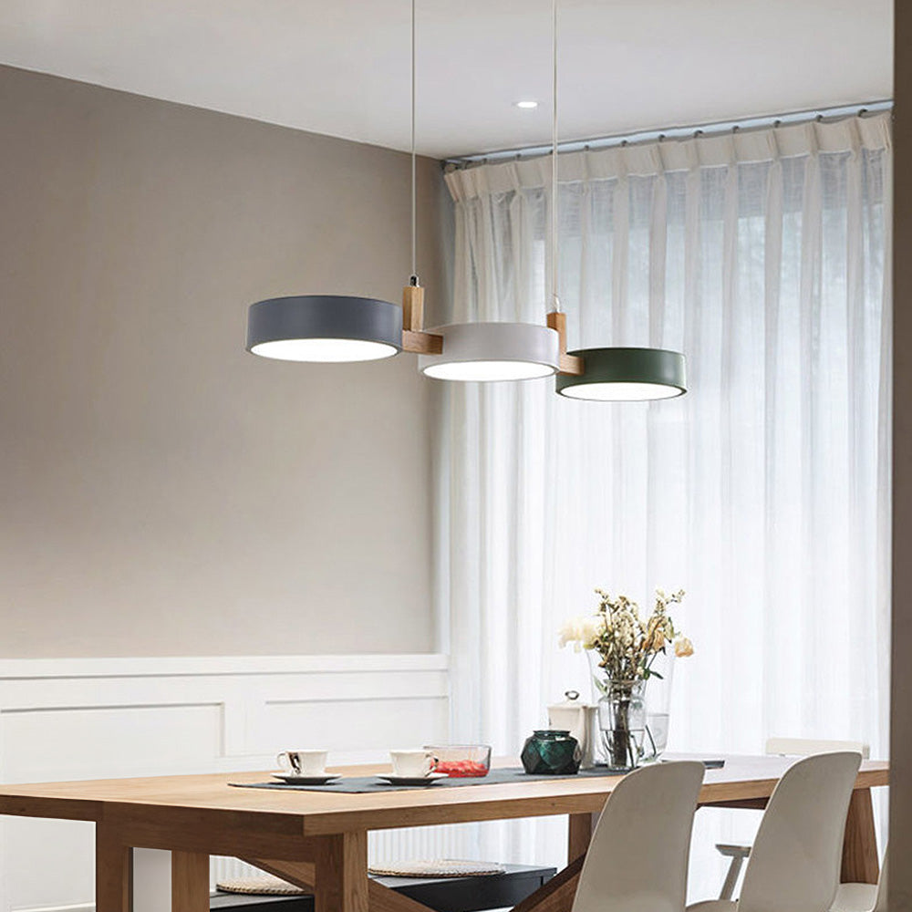 Lampada da soffitto Nordic Flush con più teste per cucine e sale da pranzo