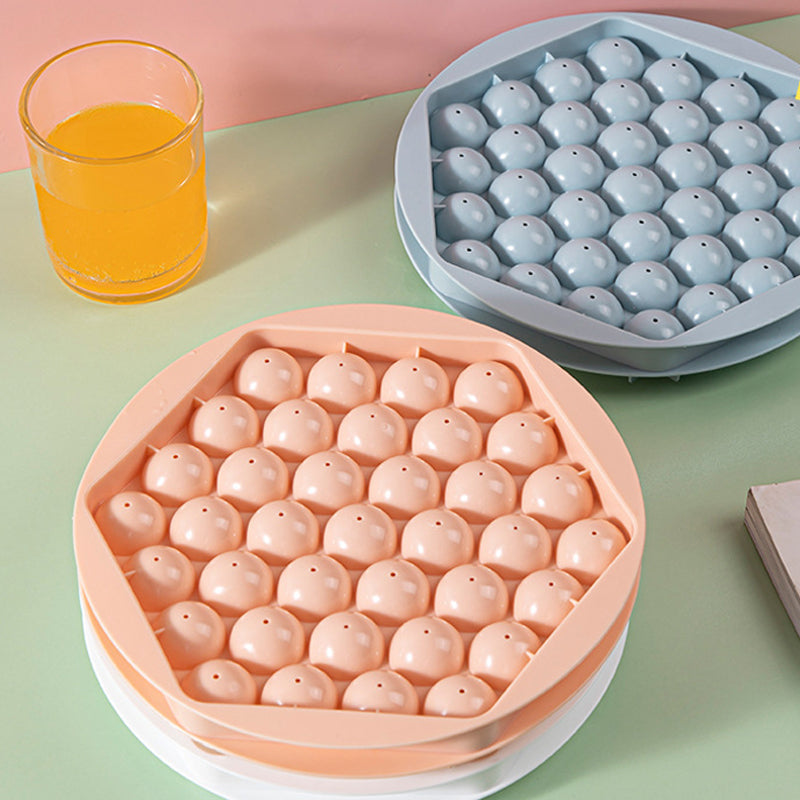 IceCube Stampo per Ghiaccio | Cubetti di Ghiaccio Sferici Creativi | Antisgocciolante & Adatto per Alimenti | Stampo da 37