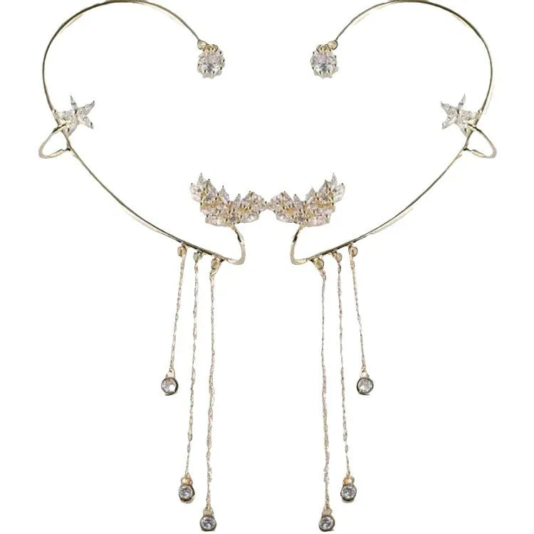 LumiStar – Orecchini a frange scintillanti
