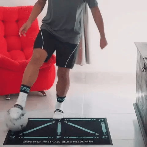 Tappetino da Allenamento Professionale per Calcio per Pratica a Casa con Video di Esercizi