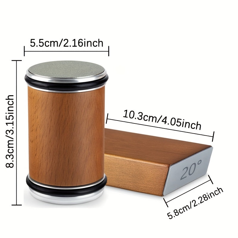 Set di pietre per affilare EdgeCraft DuoSharp | Pietra diamantata con supporto magnetico | Angoli di affilatura 15° e 20° | Legno e metallo