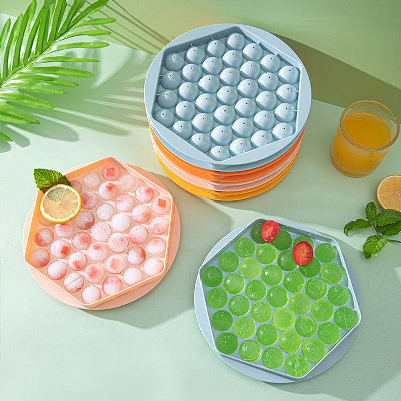 IceCube Stampo per Ghiaccio | Cubetti di Ghiaccio Sferici Creativi | Antisgocciolante & Adatto per Alimenti | Stampo da 37