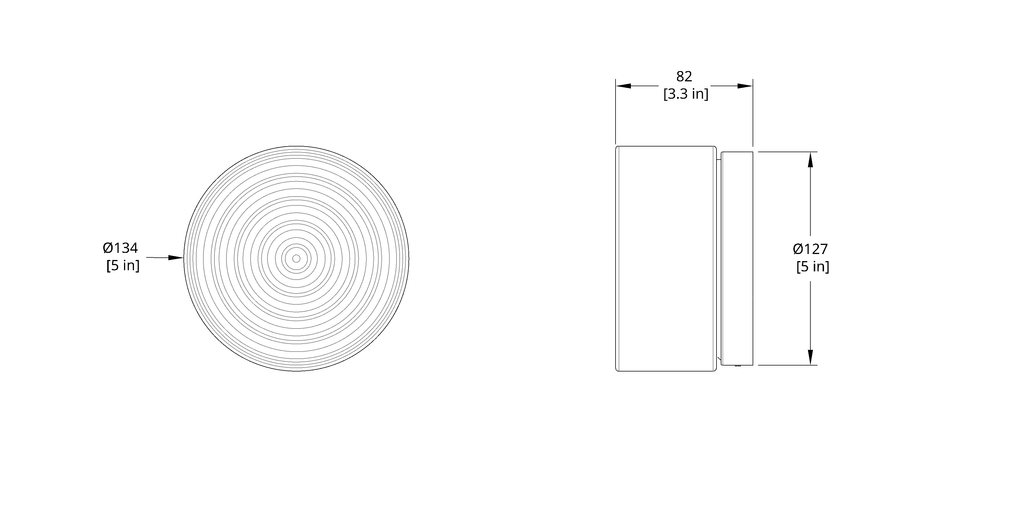 Astra Ripple IP65 Applique da Esterno per Patii