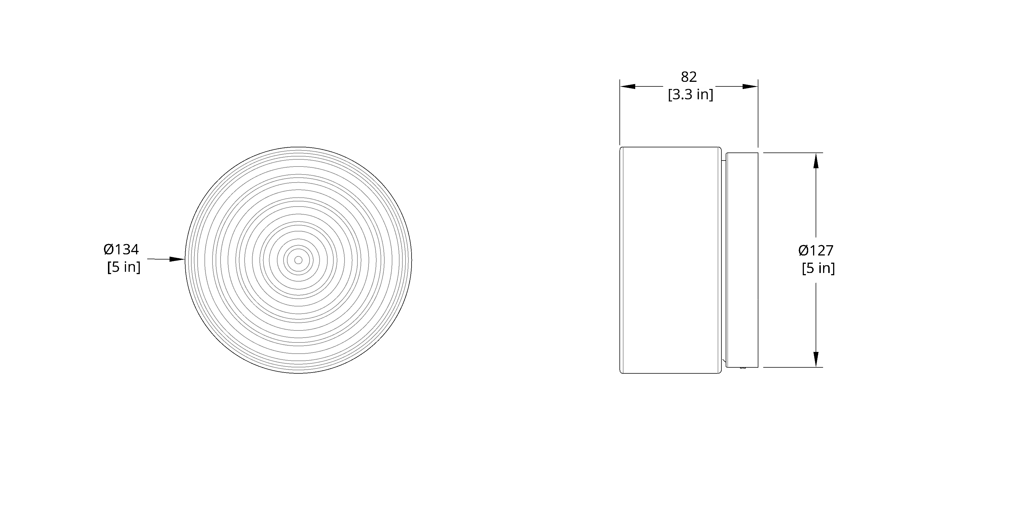 Astra Ripple IP65 Applique da Esterno per Patii