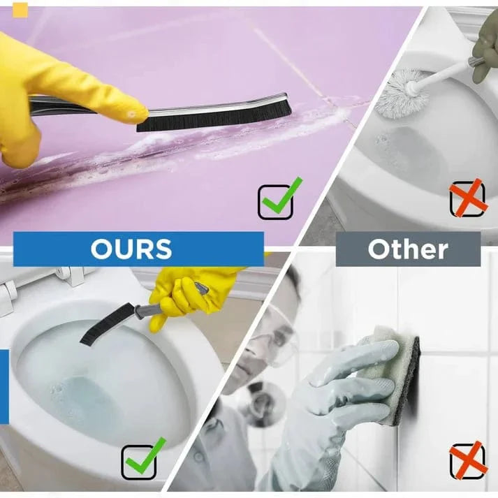 50% di sconto | Spazzola per la pulizia delle fughe GrimeGuard™ con setole dure