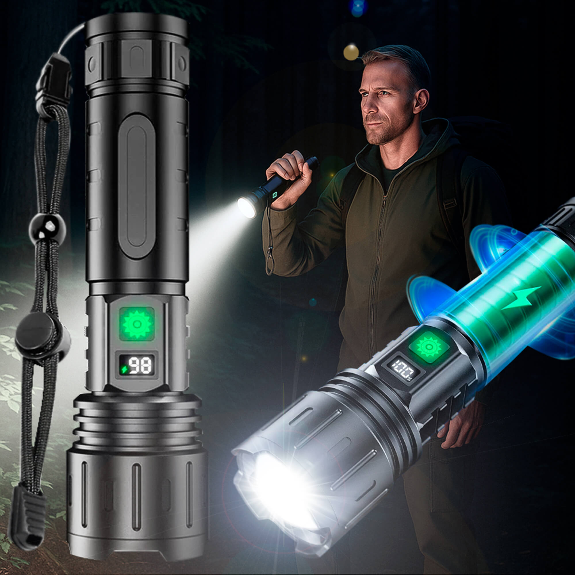 Torcia Pro Series 100000 Lumen Edizione Estrema Luminosità
