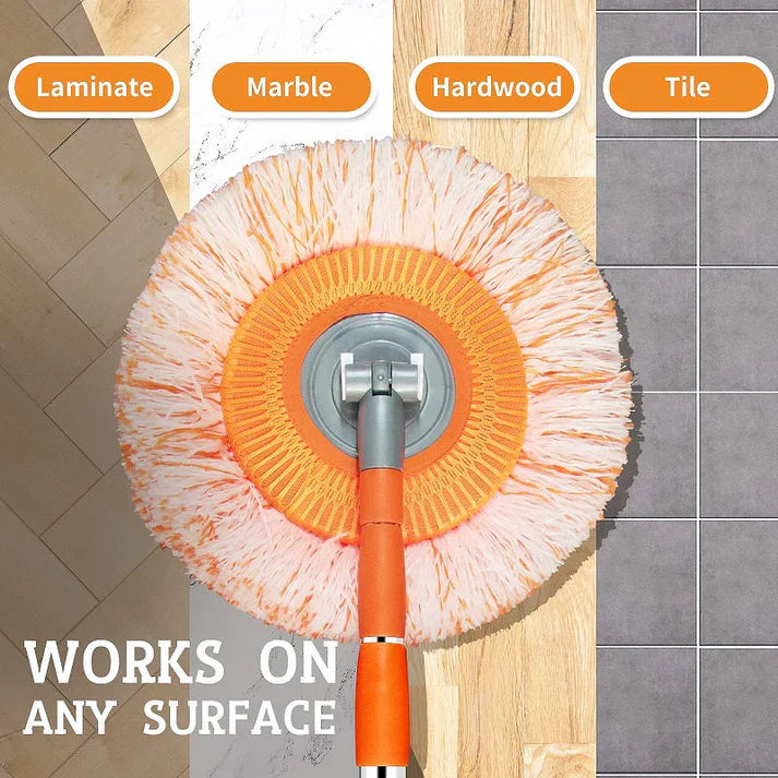 LuxeClean 360° Mop per Pulizia Rotante | Mop Regolabile per una Pulizia Senza Sforzo in Ogni Angolo