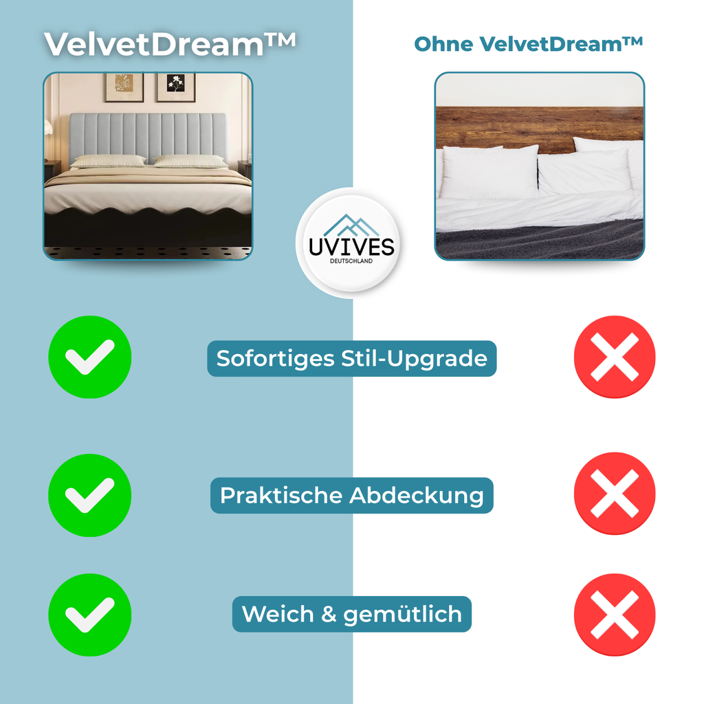 VelvetDream – Dona al tuo dormitorio un'elegante raffinatezza