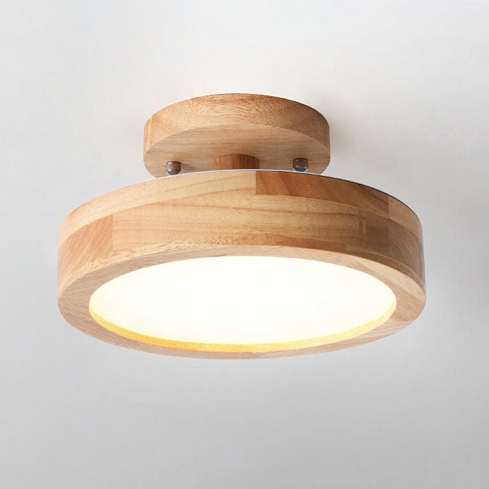 Plafoniera LED Nordic Log Semi-Incasso