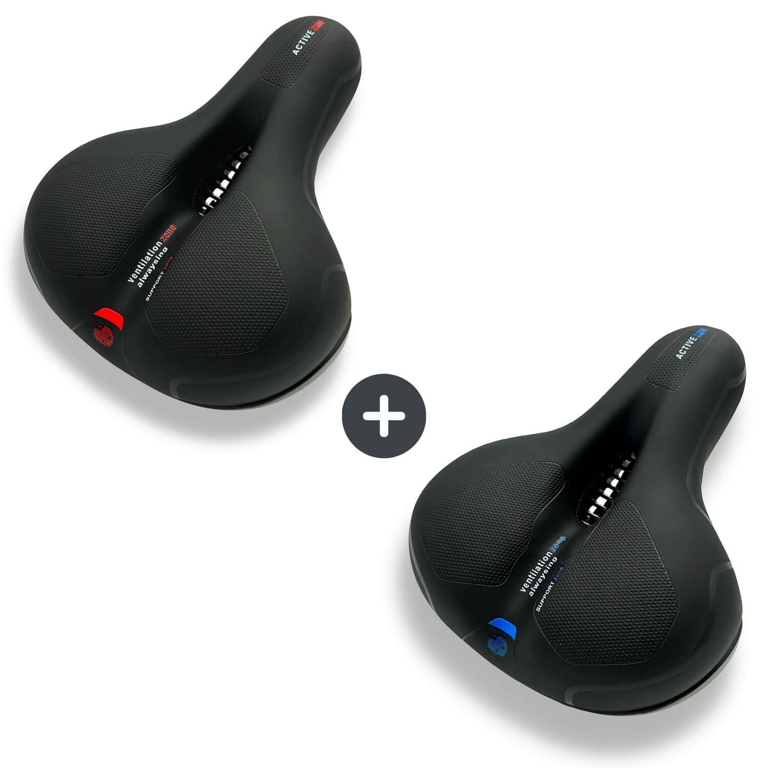 Sandsberg | Sella per Bicicletta CloudComfort Pro | Schiuma Memory che Allevia la Pressione | Nero