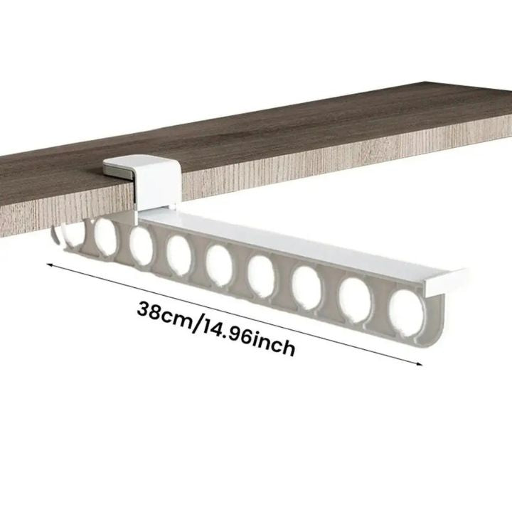 Supporto per pantaloni estensibile salvaspazio