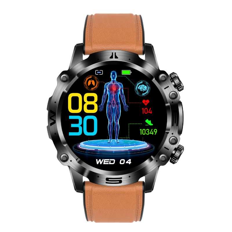 Orologio Sportivo CardioNova con Monitoraggio della Frequenza Cardiaca e dei Segni Vitali