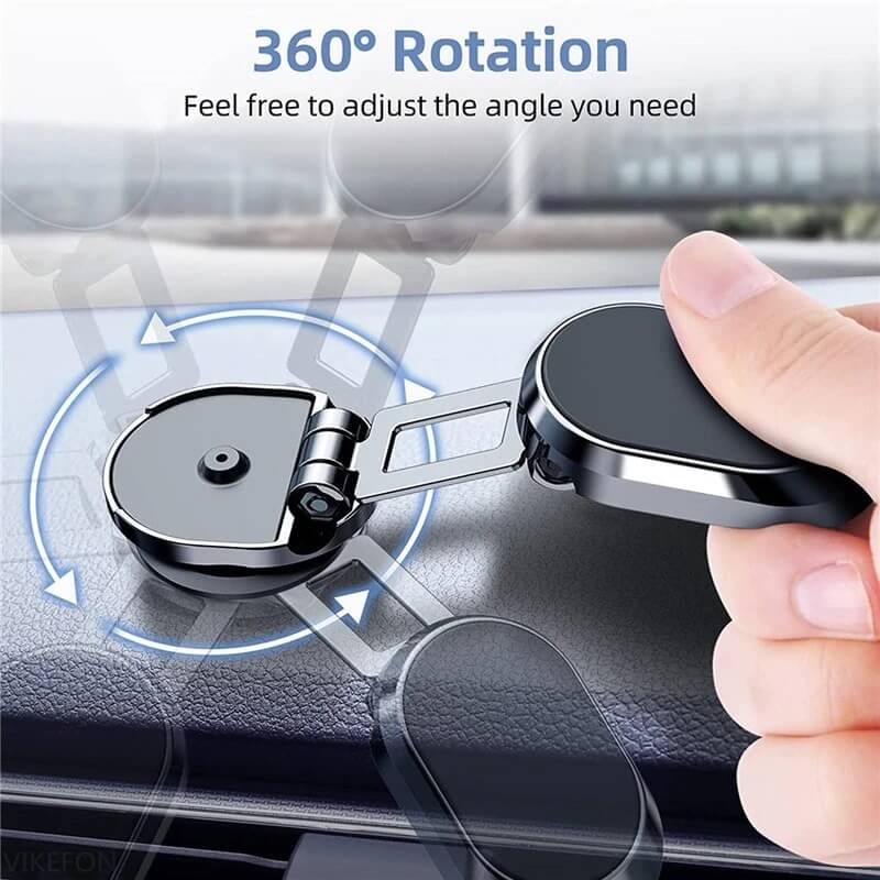 Supporto magnetico per smartphone MagHold | Pieghevole & Rotazione a 360° | Forte forza magnetica | 1+1 GRATIS