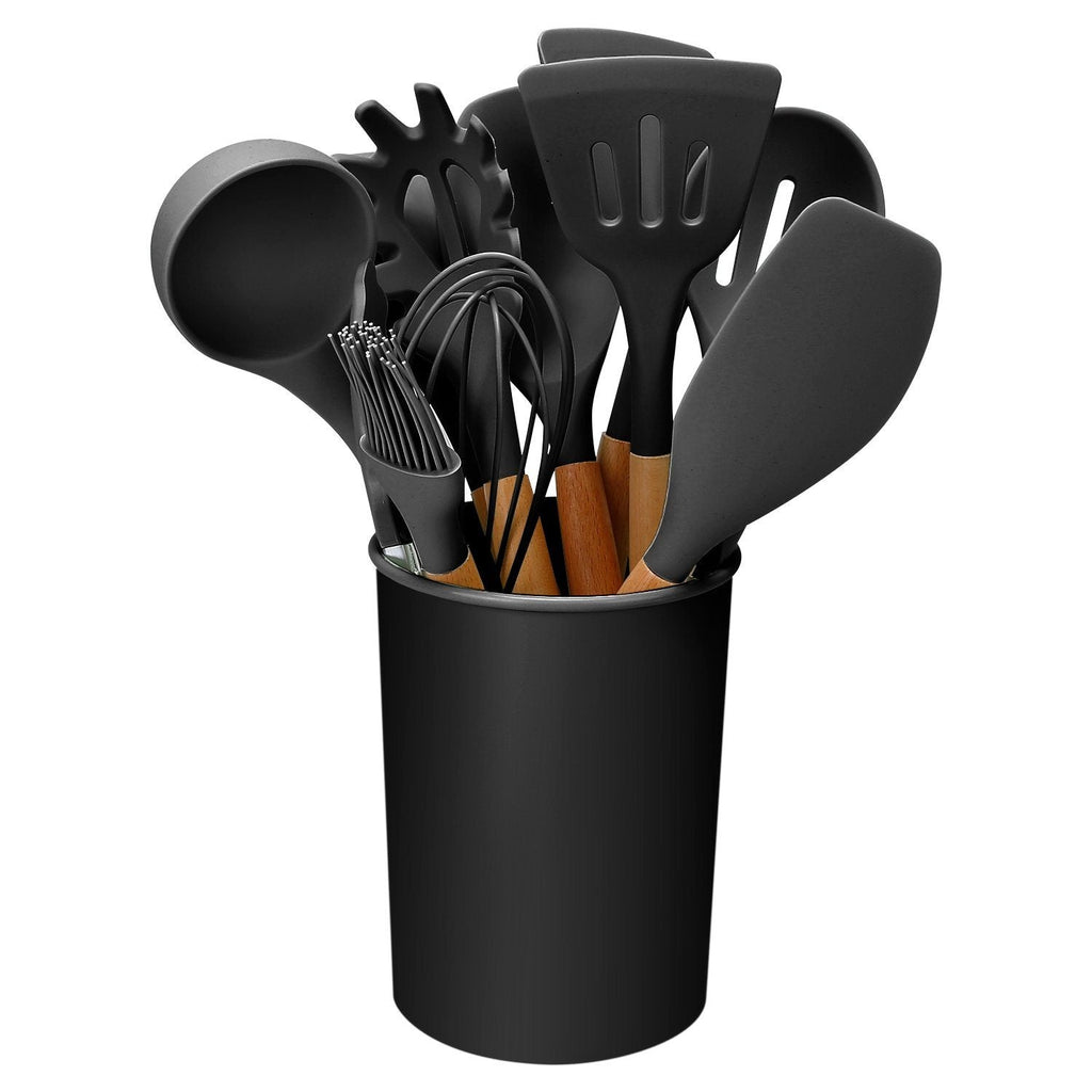 11-Delt: Set di Utensili da Cucina in Silicone