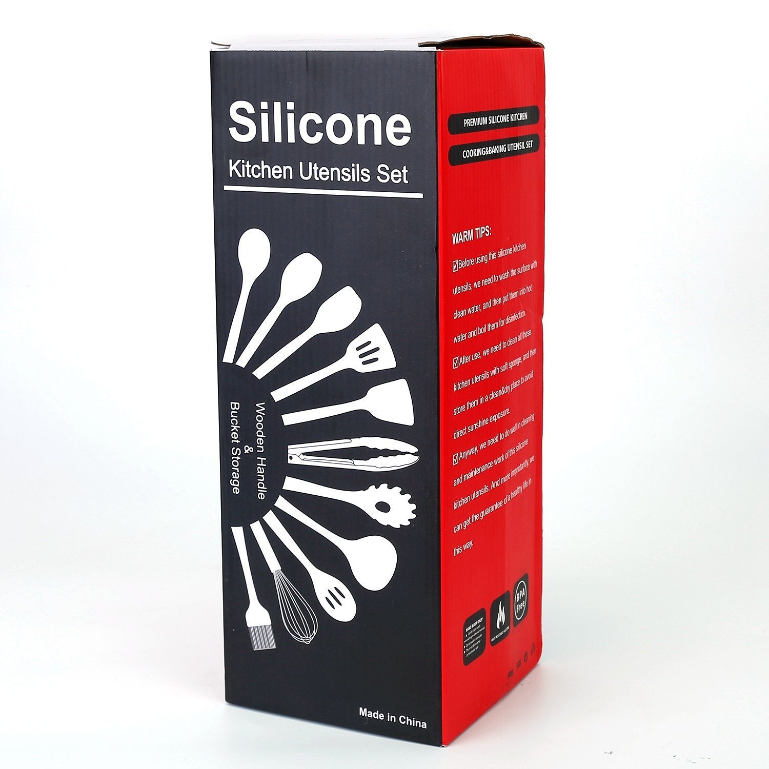11-Delt: Set di Utensili da Cucina in Silicone