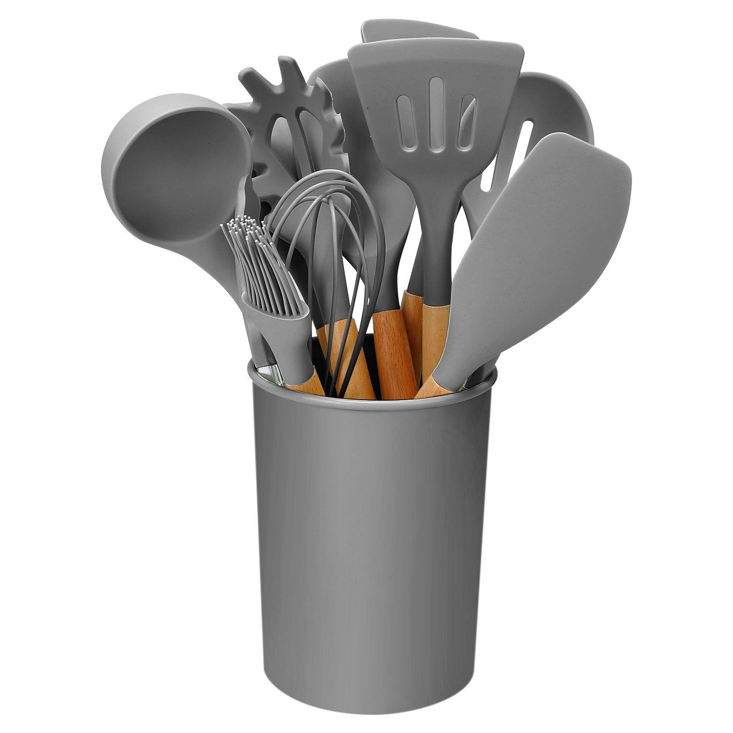 11-Delt: Set di Utensili da Cucina in Silicone