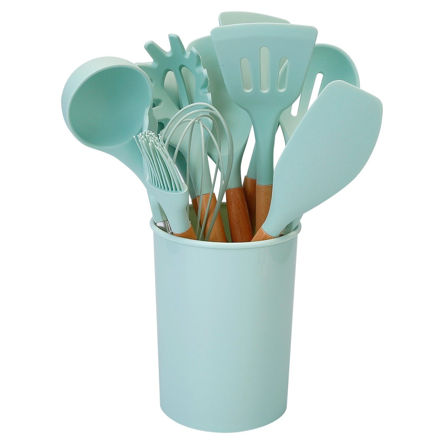 11-Delt: Set di Utensili da Cucina in Silicone