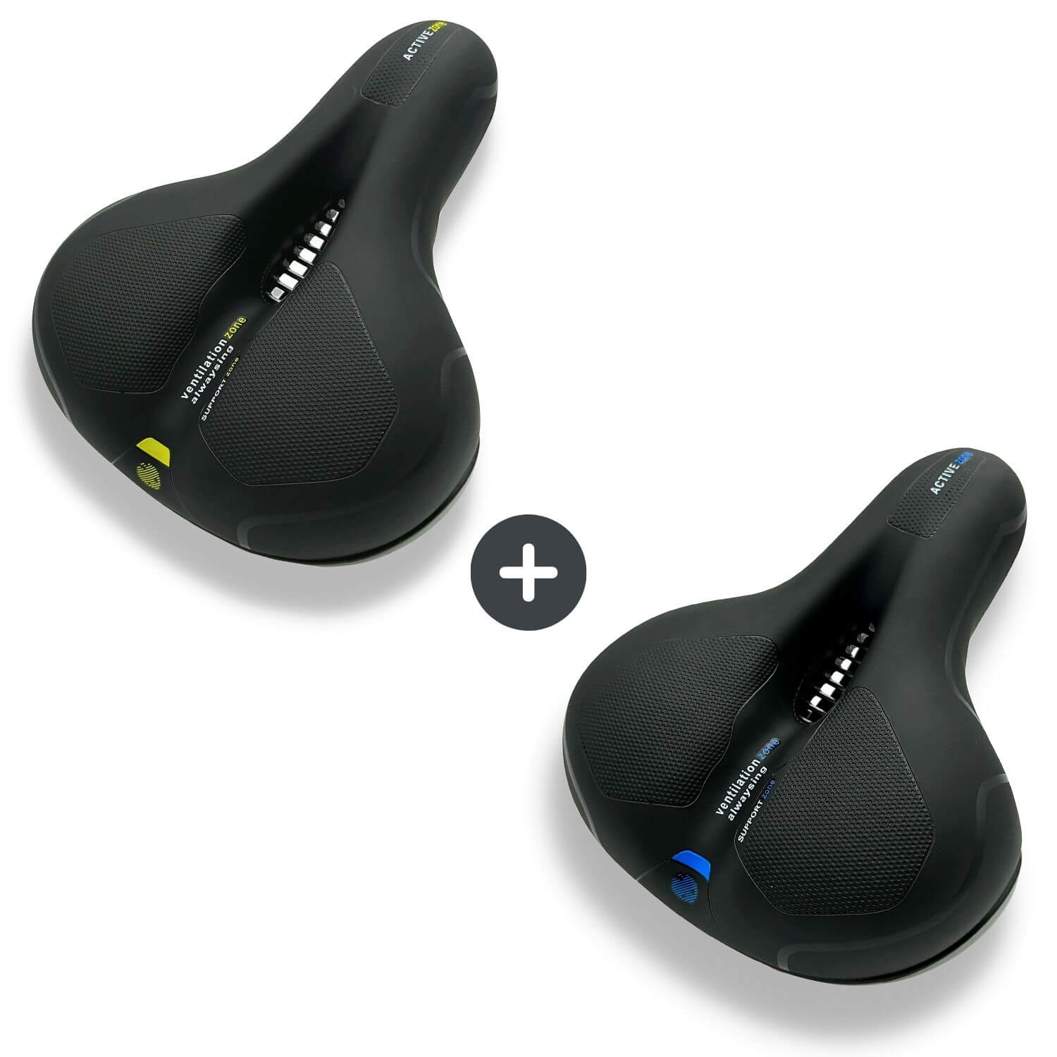Sandsberg | Sella per Bicicletta CloudComfort Pro | Schiuma Memory che Allevia la Pressione | Nero