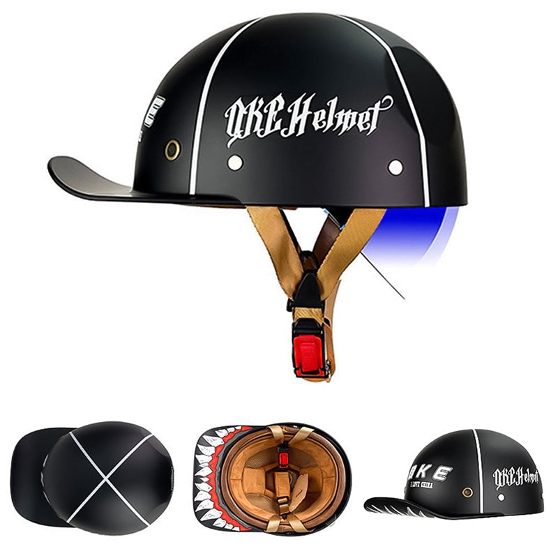 Casco DOT in Stile Baseball OrionRide con Scocca in ABS per Moto