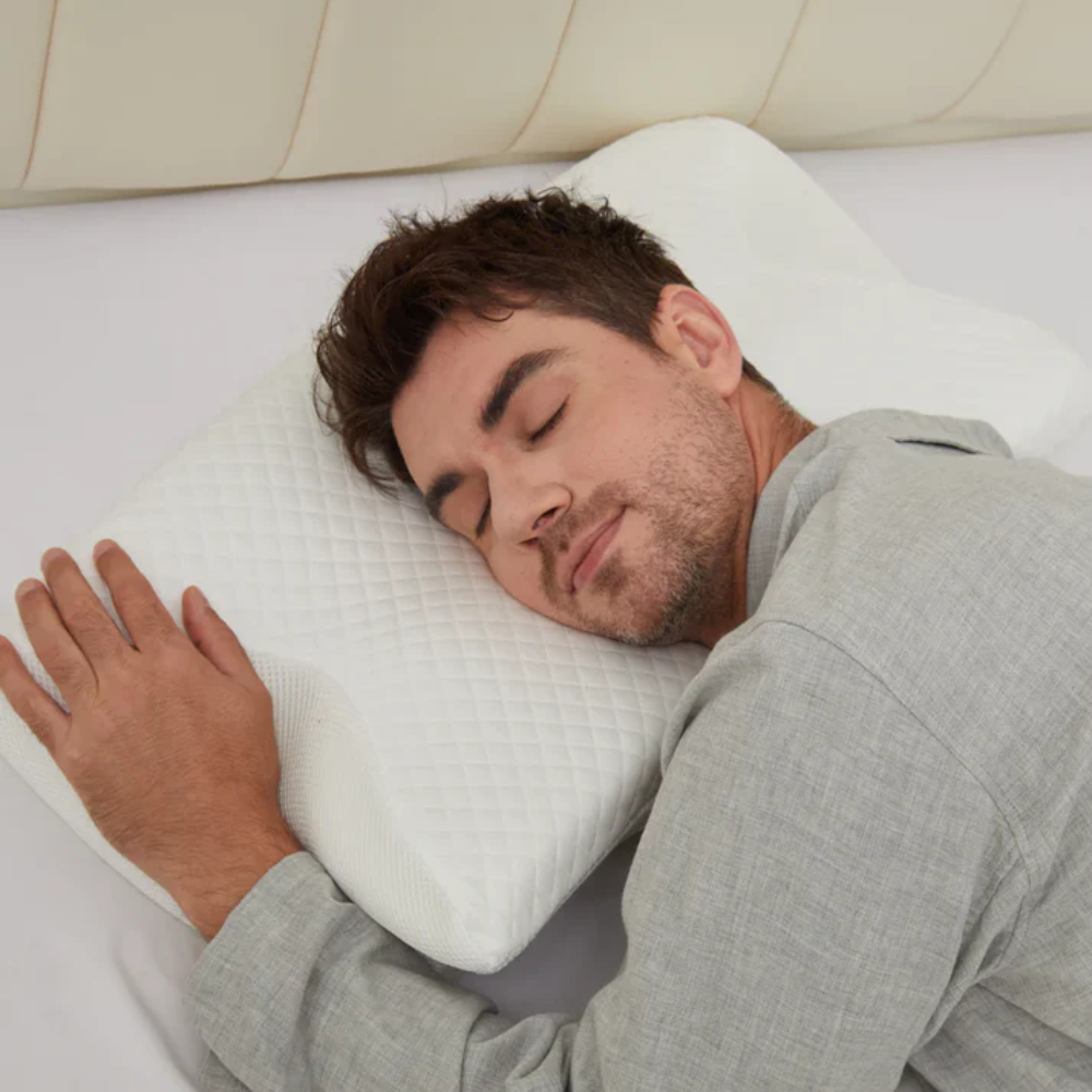 Cuscino Anti-Snoring | Supporto Ergonomico per Collo e Testa | Bianco