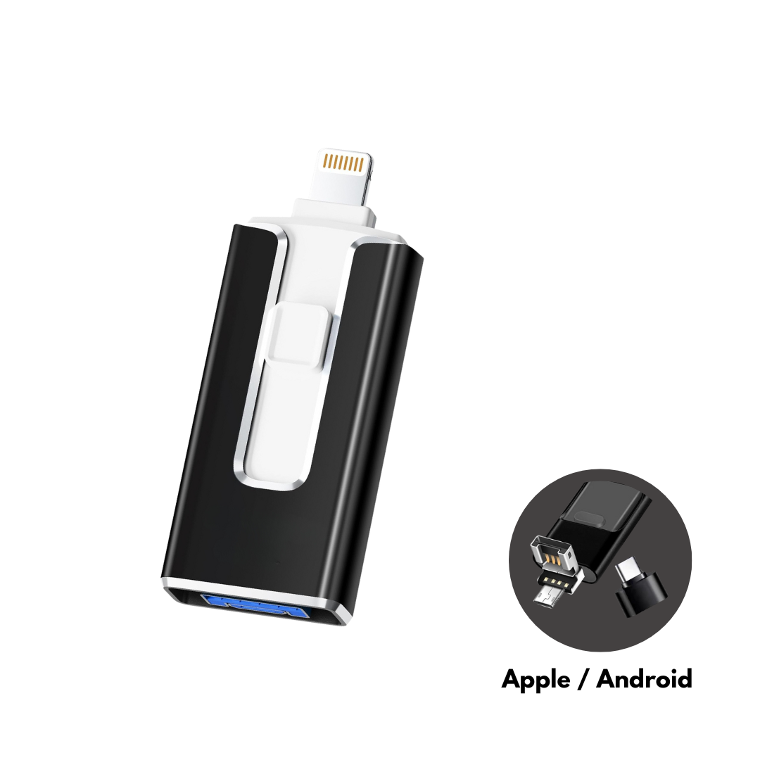 SnapVault 4-in-1 backupstick | Dal telefono direttamente al tuo USB