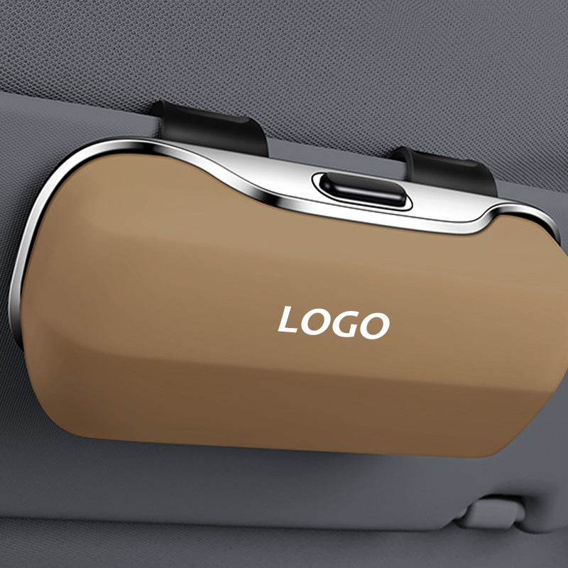 LuxAuto Luxe Portaocchiali da Sole | Protezione elegante per i tuoi occhiali da sole in auto
