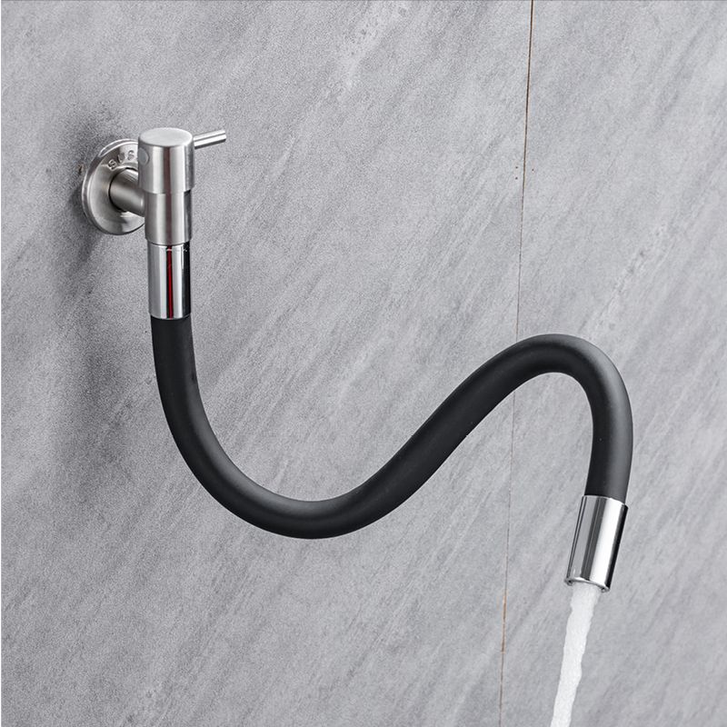 Brehn | Rubinetto da bagno contemporaneo a parete con maniglie a leva in acciaio inossidabile