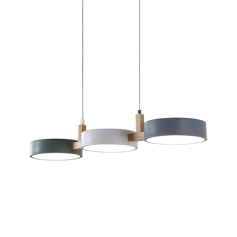 Lampada da soffitto Nordic Flush con più teste per cucine e sale da pranzo