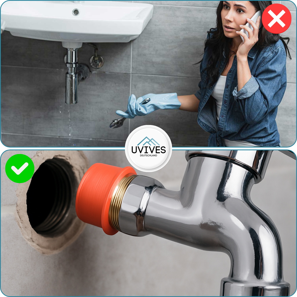 10+10 GRATIS | GripSeal – La guarnizione in silicone universale per ogni filettatura di tubo