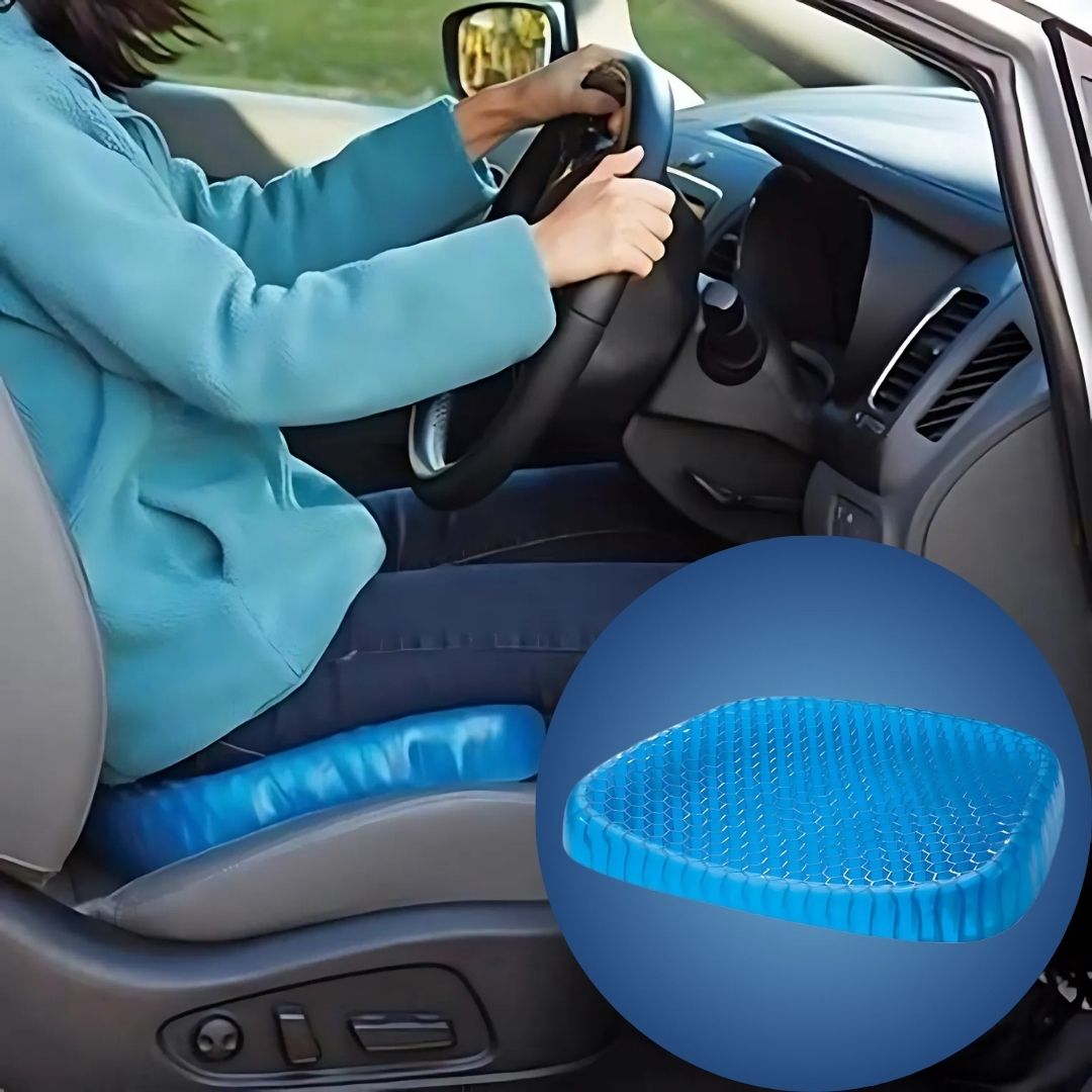 Cuscino di Supporto per il Coccige con Gel Ergonomico per il Comfort della Schiena