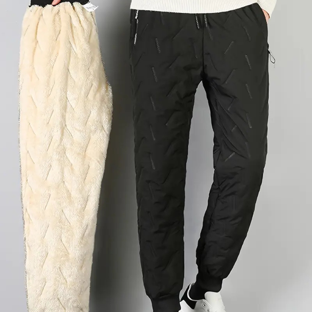 Pantaloni Cargo ThermaRidge Foderati In Pile E Con Shell Impermeabile