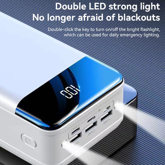 Voltaro Powerbank 50.000 mAh | Ricarica Ultra-Veloce | Per Laptop, Tablet & Smartphone | Compatto & Estremamente Potente