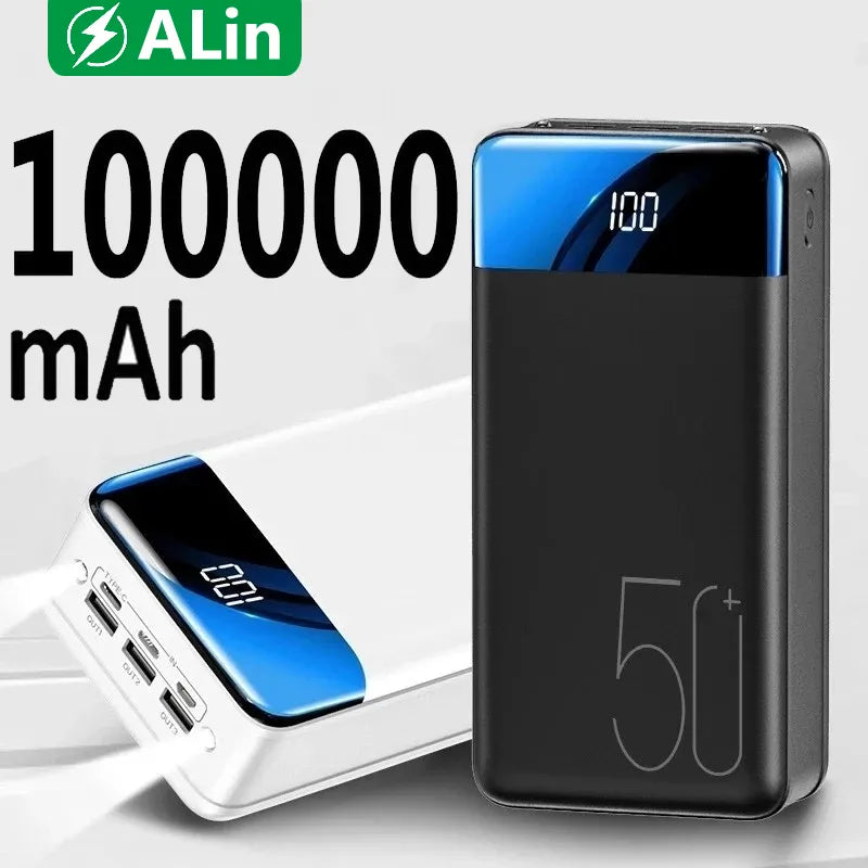 Voltaro Powerbank 50.000 mAh | Ricarica Ultra-Veloce | Per Laptop, Tablet & Smartphone | Compatto & Estremamente Potente