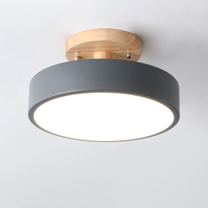 Plafoniera LED Nordic Log Semi-Incasso