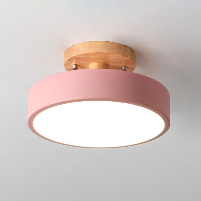 Plafoniera LED Nordic Log Semi-Incasso