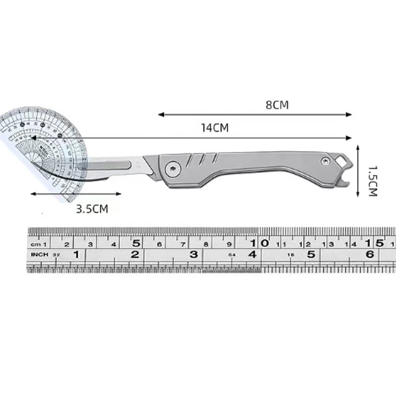 BladeSwift - Coltello pieghevole con 10 lame intercambiabili