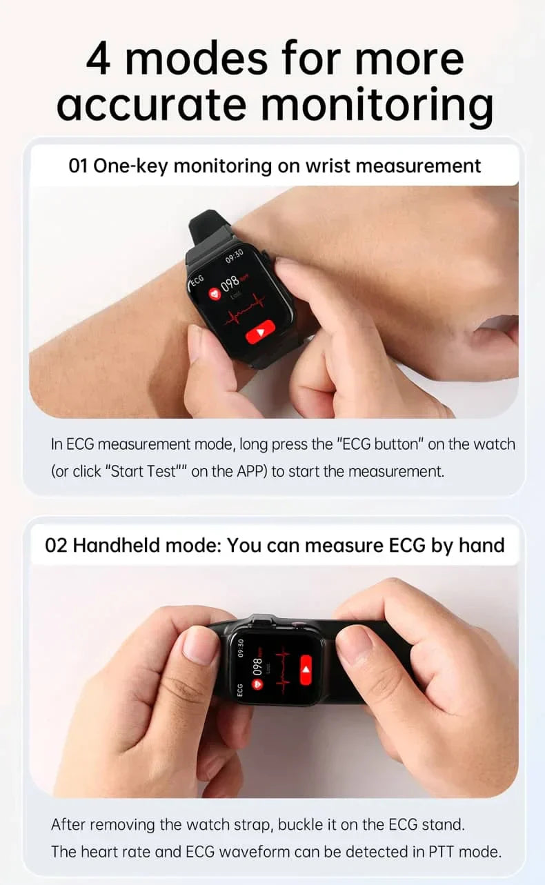 Smartwatch con Monitoraggio della Salute di AeroPulse, Display da 1,83 Pollici