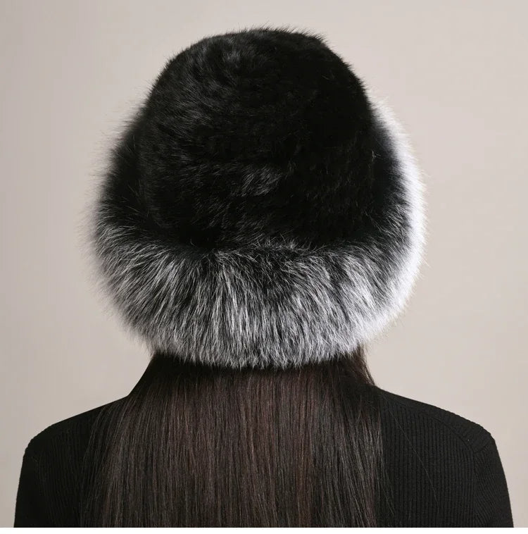 Cappello in Pelliccia di Visone Vellara per Calore Invernale e Lusso Quotidiano