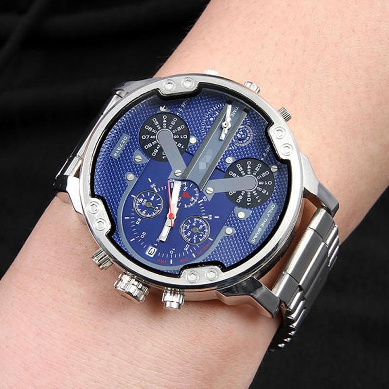 Orologio Chronograph Quarzo in Acciaio Inossidabile