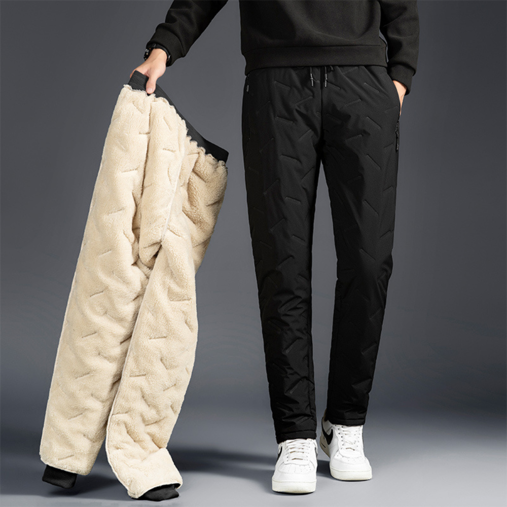 Pantaloni Cargo ThermaRidge Foderati In Pile E Con Shell Impermeabile