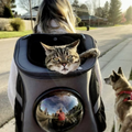 Zaino per Gatti AeroPaws con Finestra a Bolle Ventilata per Viaggi