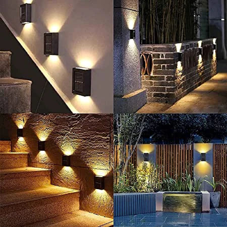 1+1 GRATIS | SolarWand | Lampada da Parete LED Solare | Luce Calda & IP65 | Senza Fili & Risparmio Energetico