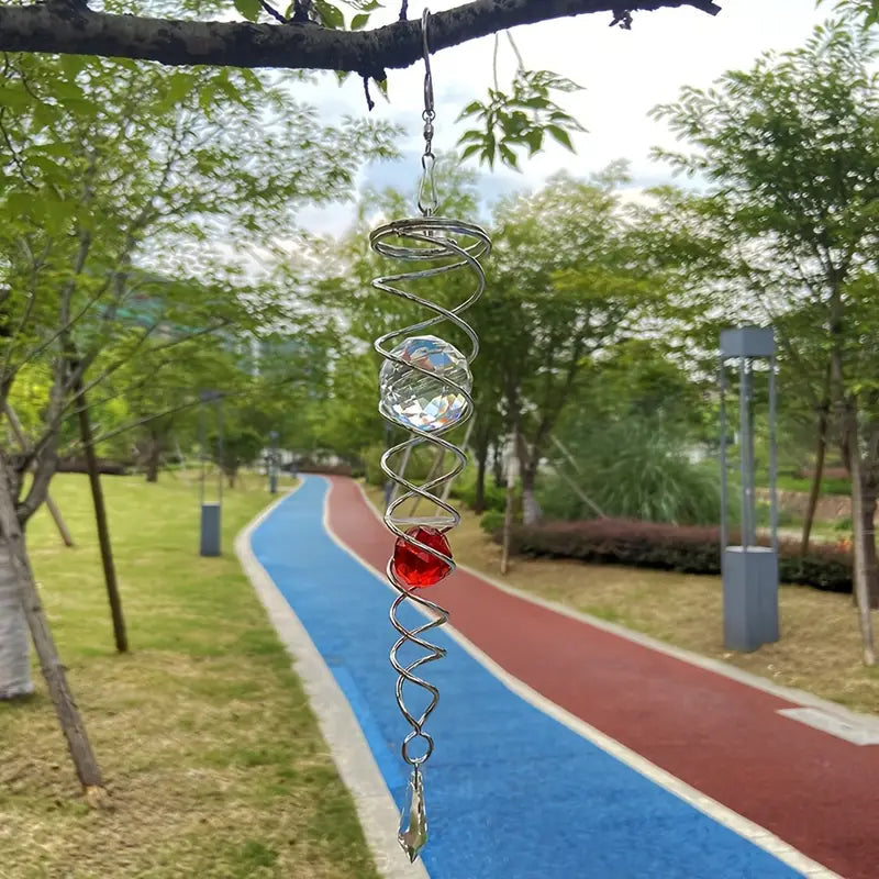 1+1 GRATIS | CrystalTwister - Spirale di Cristallo in Metallo per Windchime