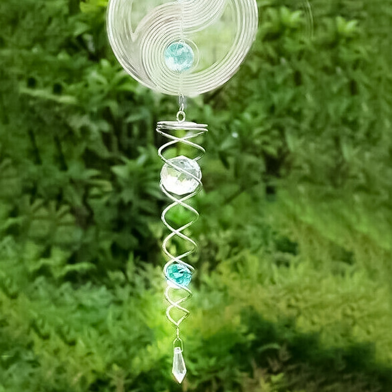 1+1 GRATIS | CrystalTwister - Spirale di Cristallo in Metallo per Windchime