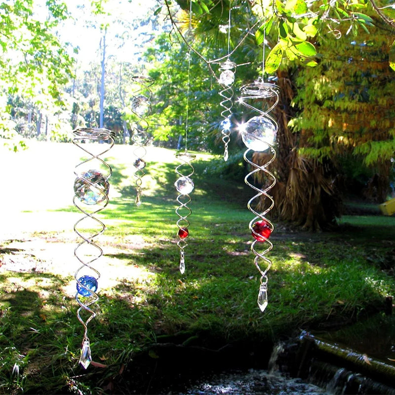 1+1 GRATIS | CrystalTwister - Spirale di Cristallo in Metallo per Windchime