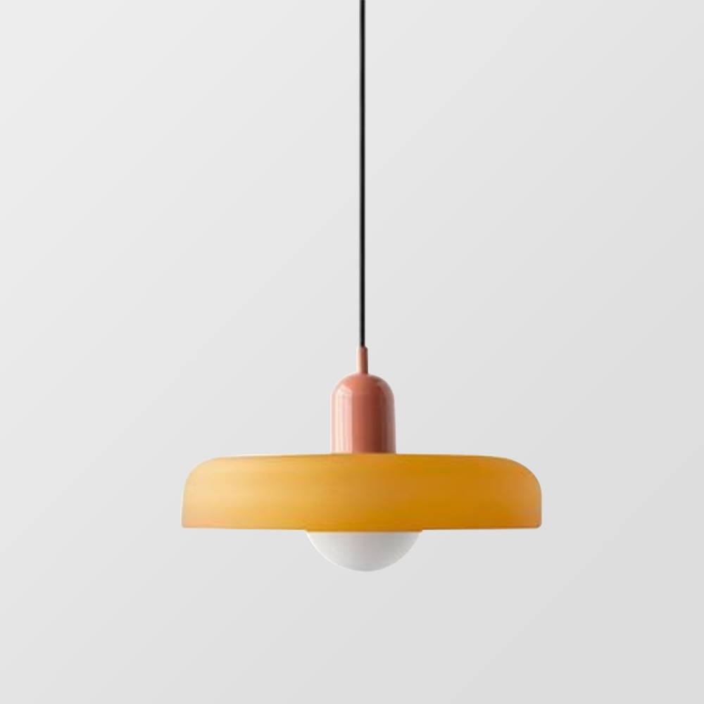 Liora Bauhaus Lampadario in Vetro con Regolazione dell'Altezza
