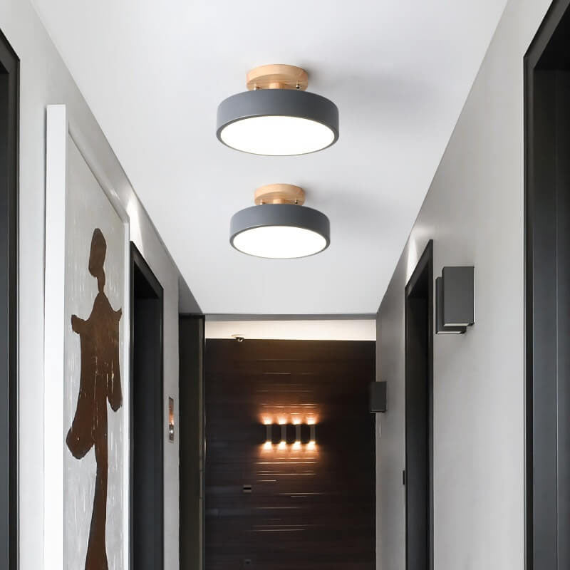 Plafoniera LED Nordic Log Semi-Incasso