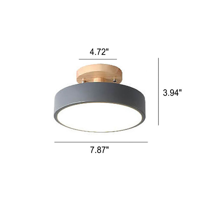 Plafoniera LED Nordic Log Semi-Incasso